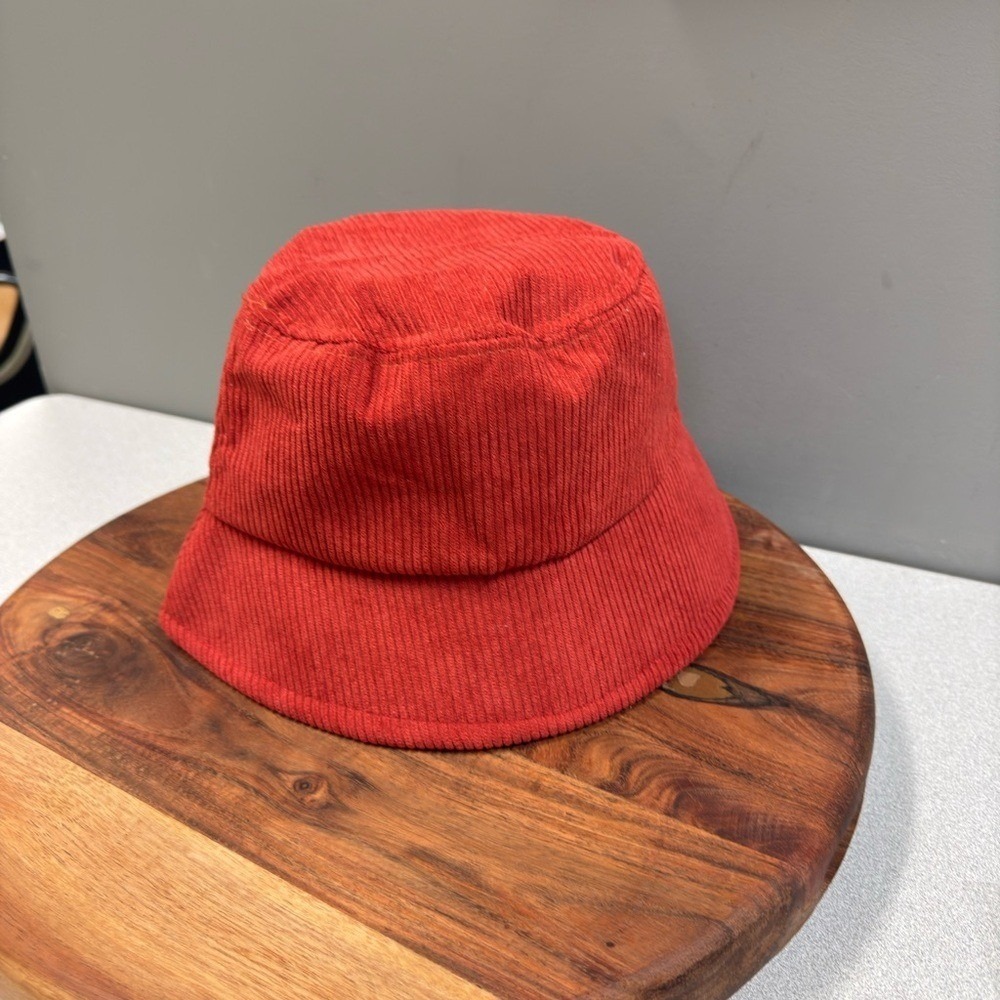 Brick orange  Corduroy Bucket Hat